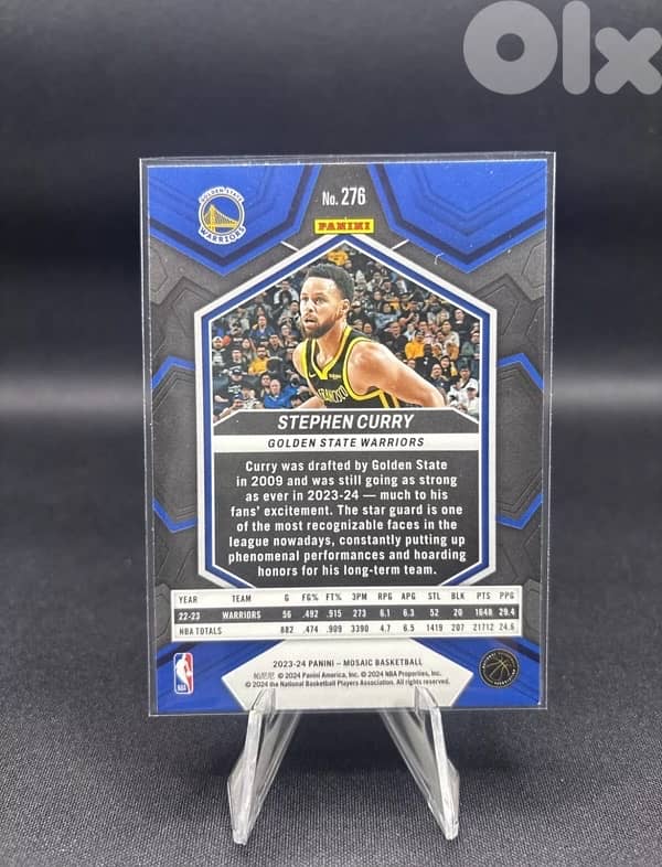 23-24 Panini Mosaic City Edition Stephen Curry -Golden State Warrior 1