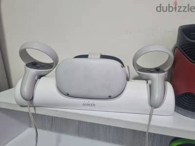 meta quest 2 with anger charger dock