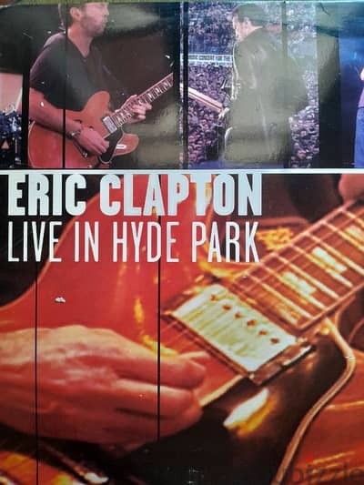 ERIC CLAPTON at Hyde Park laserdisc Mint 1997 check pics