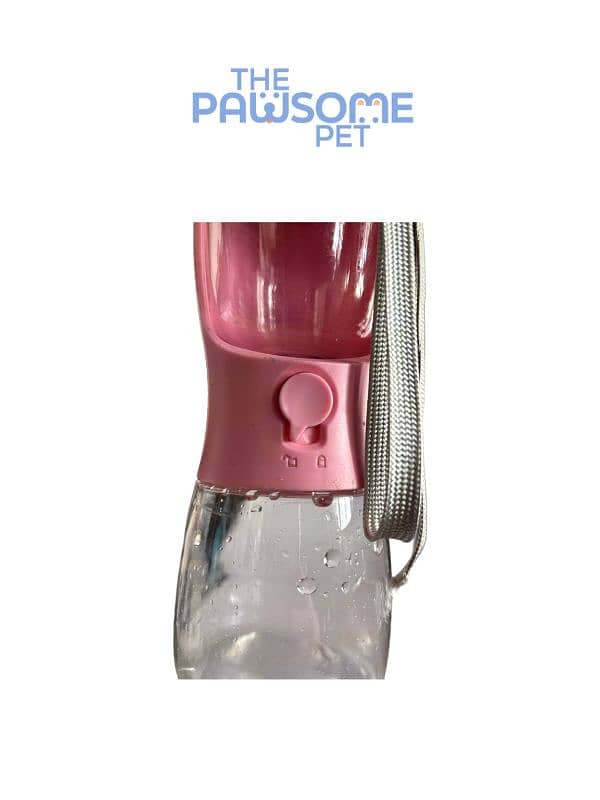 Pawsome's water bottle with storage 6