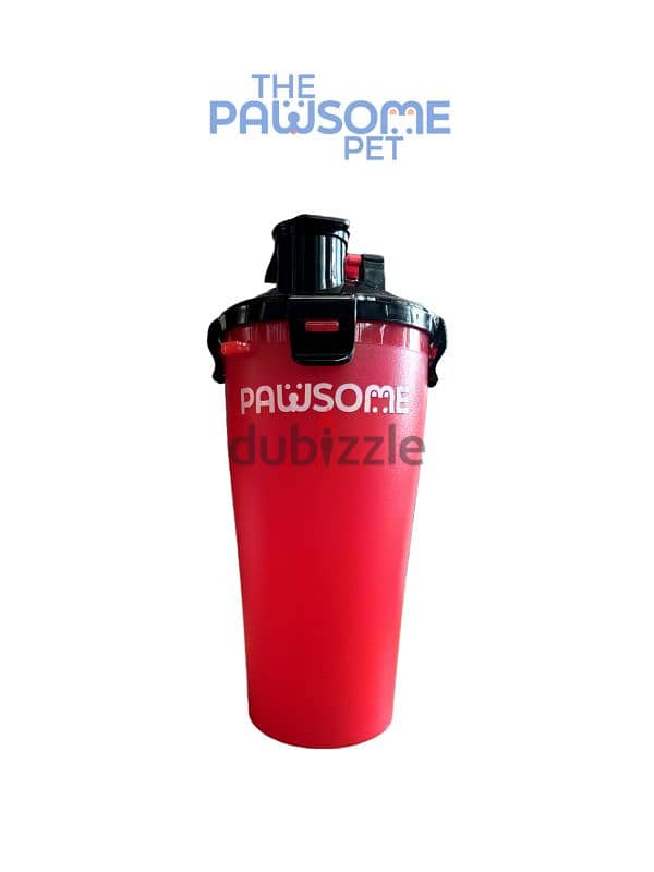Pawsome's Plastic Water/Food Bottle with Collapsible Bowl 5
