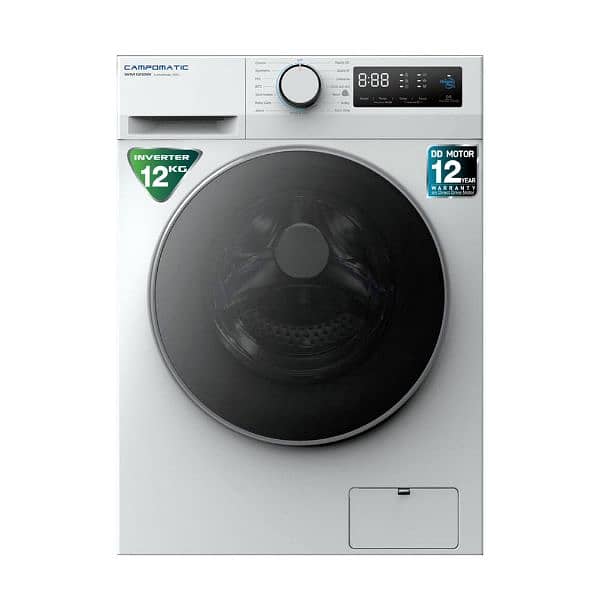Washer Campomatic 12kg Inverter غسالة كامبوماتيك إنفرتر 0