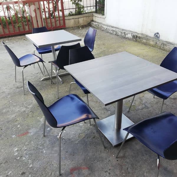 كراسي إيطالي طاولتين 0