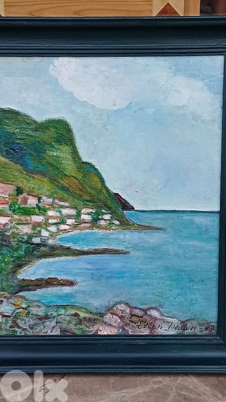 لوحة رسم زيتي اوروبية 5
