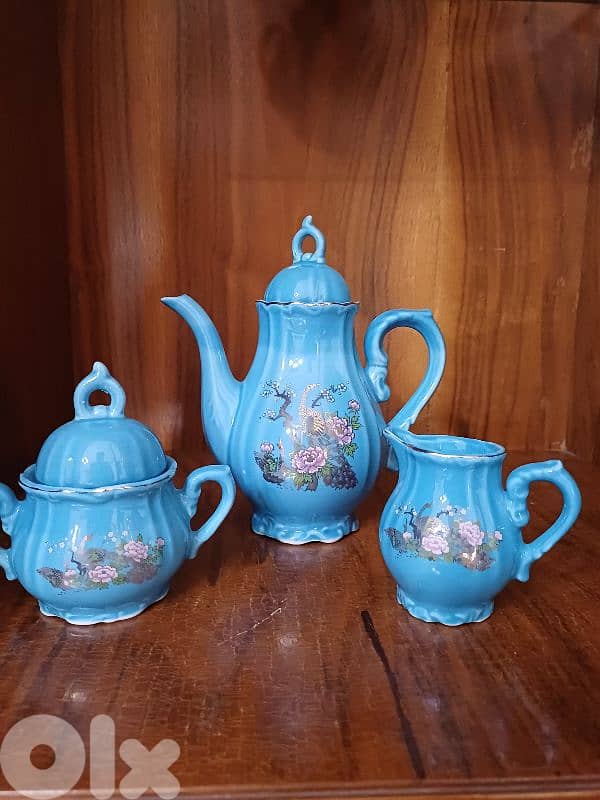 vintage tea pot set 0
