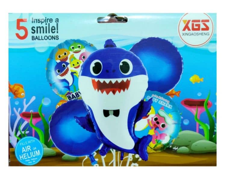 baby shark birthday decoration 1