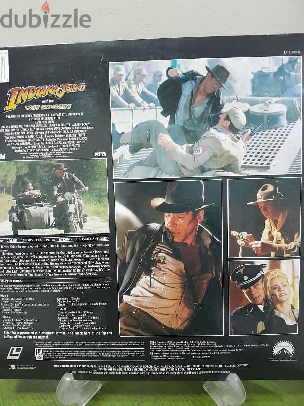 INDIANA JONES 3 laserdiscs COLLECTION Letterboxed & WideScr check info 3
