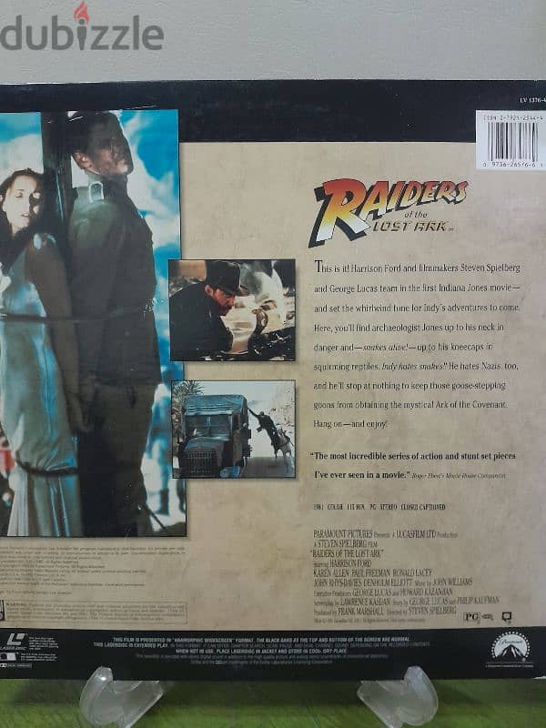 INDIANA JONES 3 laserdiscs COLLECTION Letterboxed & WideScr check info 5