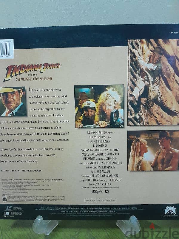 INDIANA JONES 3 laserdiscs COLLECTION Letterboxed & WideScr check info 6
