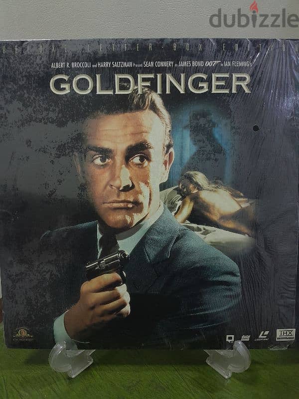JAMES BOND Collection Lot 7 deluxe LB/WS Laserdiscs 10$ each 3
