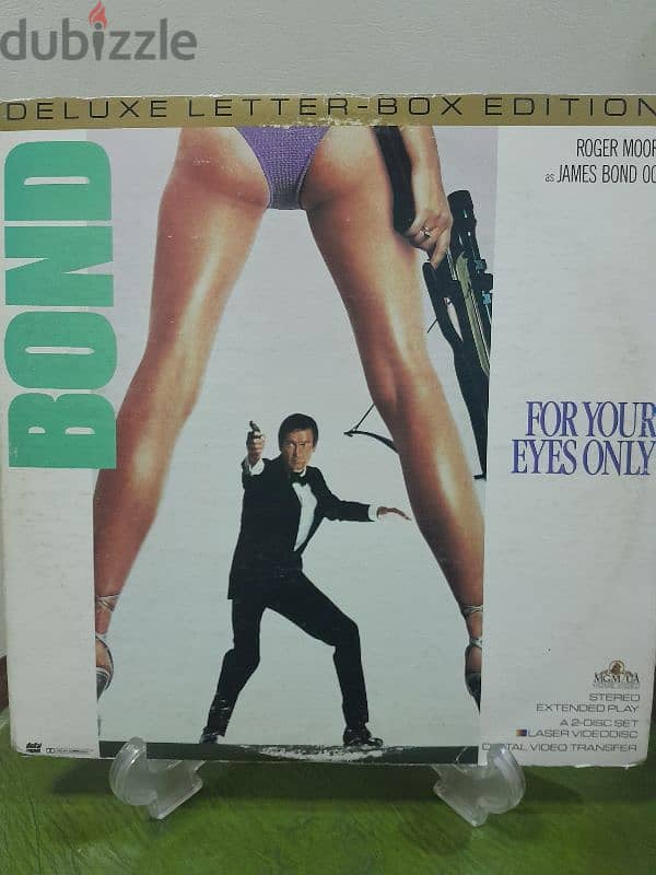 JAMES BOND Collection Lot 7 deluxe LB/WS Laserdiscs 10$ each 2