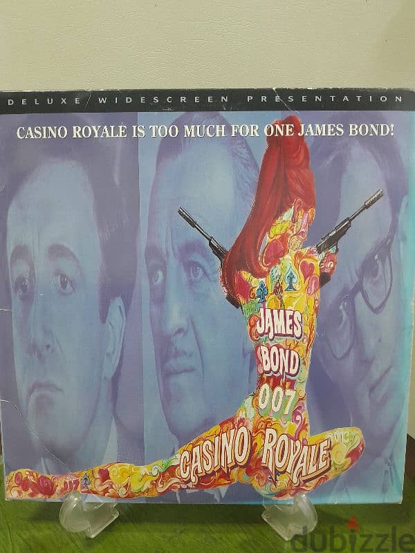 JAMES BOND Collection Lot 7 deluxe LB/WS Laserdiscs 10$ each 1