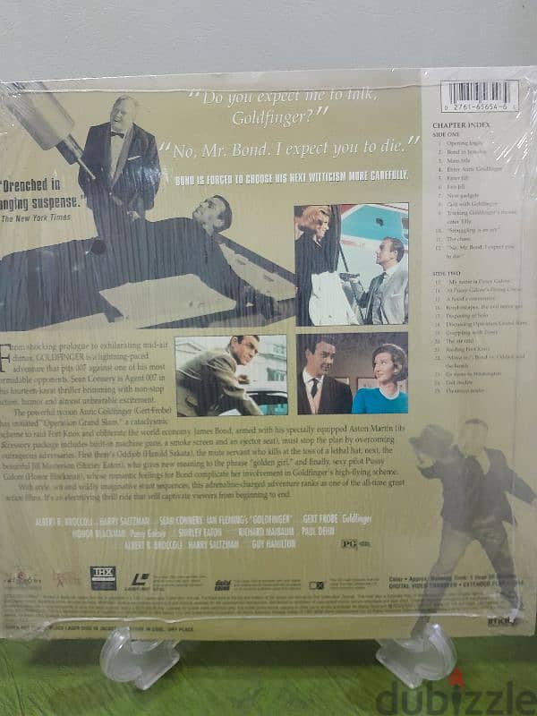 JAMES BOND Collection Lot 7 deluxe LB/WS Laserdiscs 10$ each 7