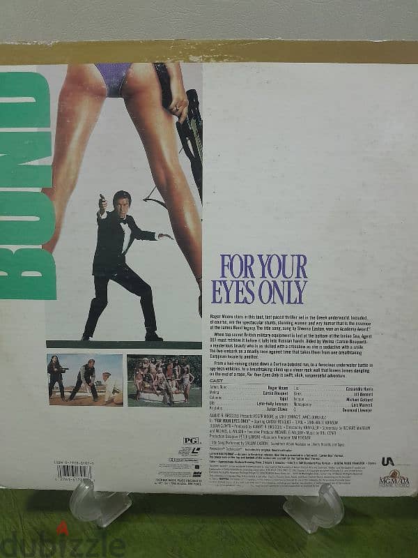 JAMES BOND Collection Lot 7 deluxe LB/WS Laserdiscs 10$ each 11