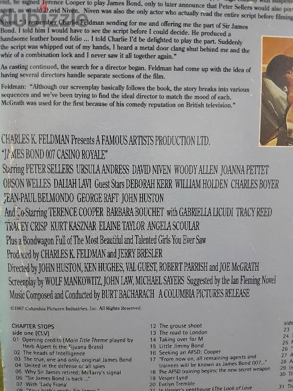 JAMES BOND Collection Lot 7 deluxe LB/WS Laserdiscs 10$ each 15