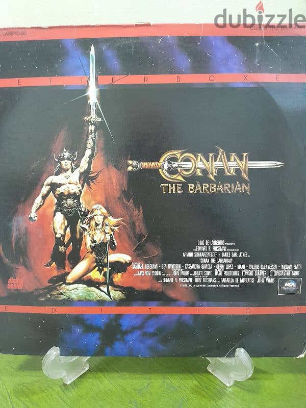 Arnold Schwarzenegger 6 Mint Rare laserdiscs price for ALLالسعر للكل 1