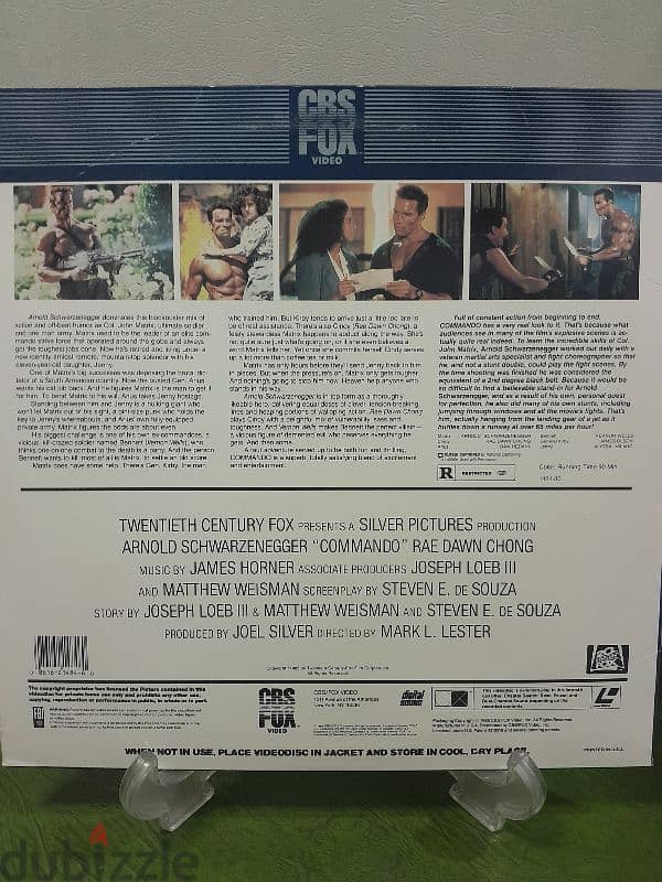 Arnold Schwarzenegger 6 Mint Rare laserdiscs price for ALLالسعر للكل 10