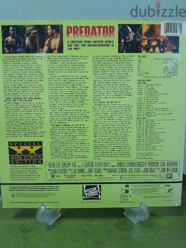 Arnold Schwarzenegger 6 Mint Rare laserdiscs price for ALLالسعر للكل 11