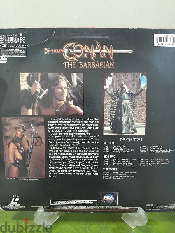 Arnold Schwarzenegger 6 Mint Rare laserdiscs price for ALLالسعر للكل 12