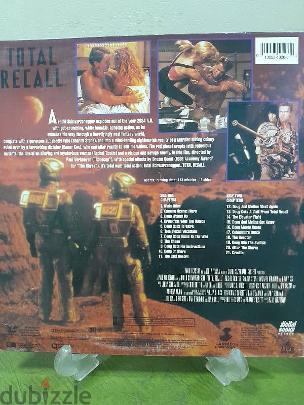 Arnold Schwarzenegger 6 Mint Rare laserdiscs price for ALLالسعر للكل 13