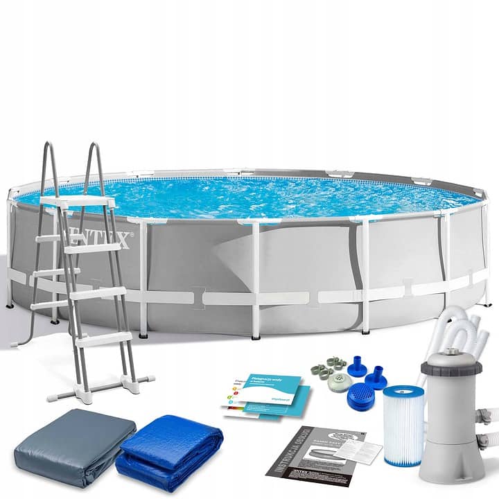 Intex 457x 122cm pool full package Bestway مسبح بركة 0