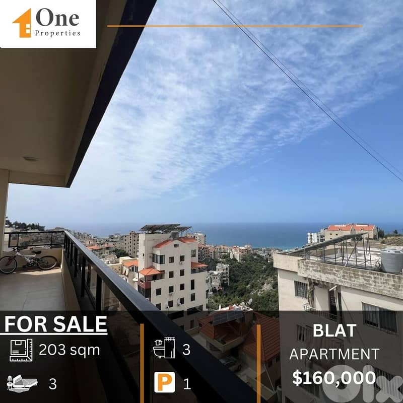 APARTMENTS FOR SALE IN BLAT - JBEIL 0
