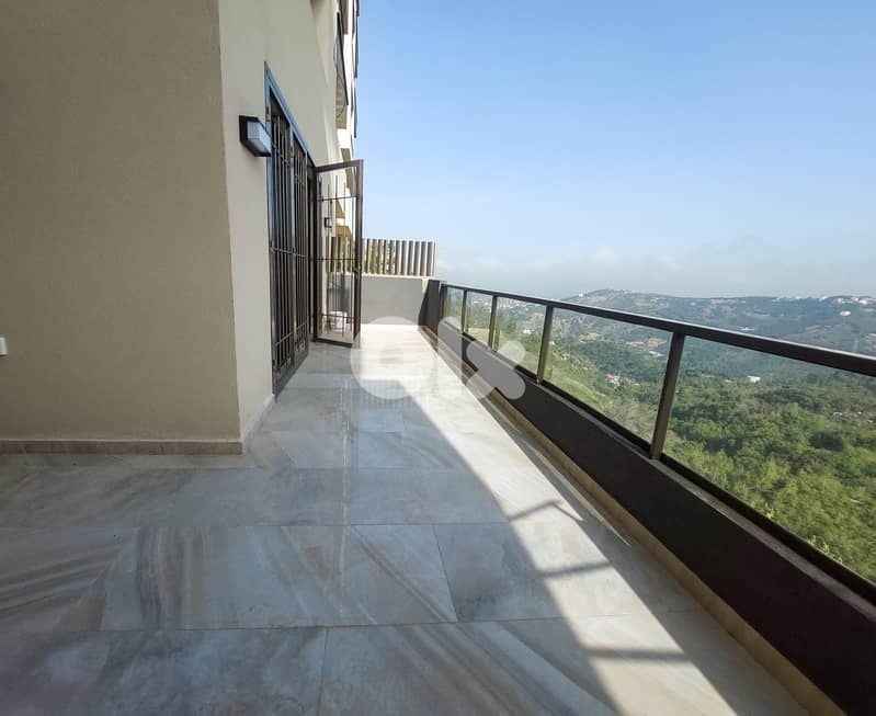 158 SQM New Apartment in Qornet El Hamra + Terrace & Mountain View 0