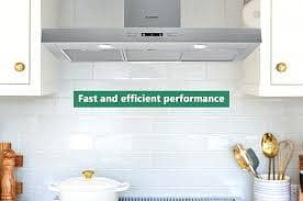 Ariston wall mounted cooker hood 90cm شفاط ايطالي 90 سنتم ستانليس هرم 4