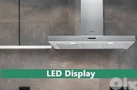 Ariston wall mounted cooker hood 90cm شفاط ايطالي 90 سنتم ستانليس هرم 5