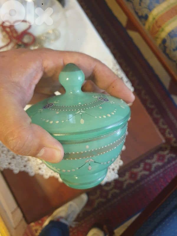 green glass, very old, very rare, antiques 1