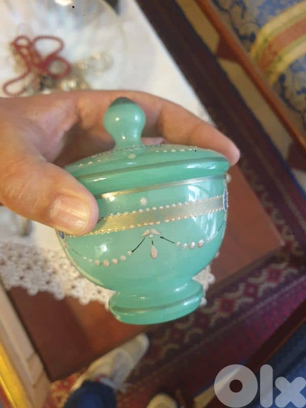 green glass, very old, very rare, antiques 2