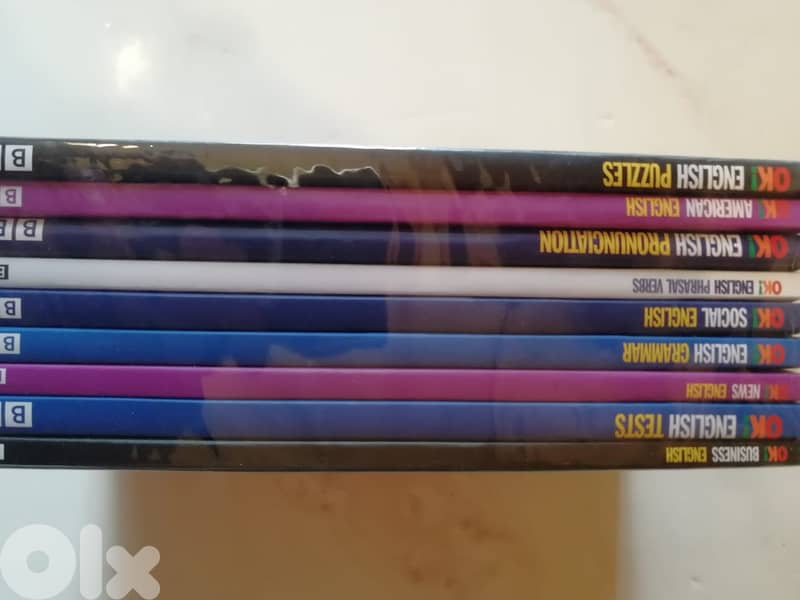 BBC OK English series of nine pocket-sized books 1