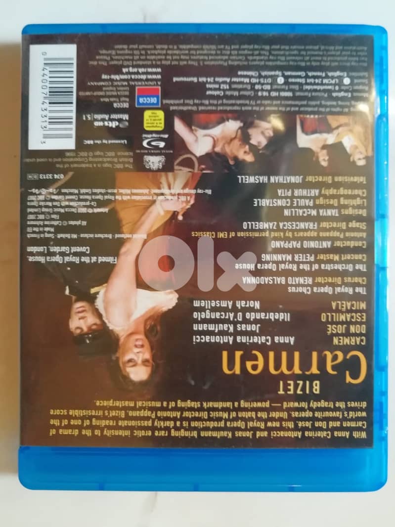 Bizet Carmen opera Bluray 2
