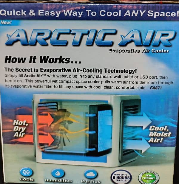 Evaporative air cooler and cool humidities and purifiers air 3