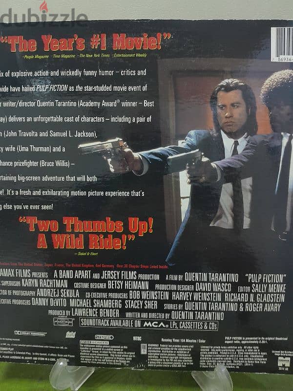 PULP FICTION laserdisc wide screen 1