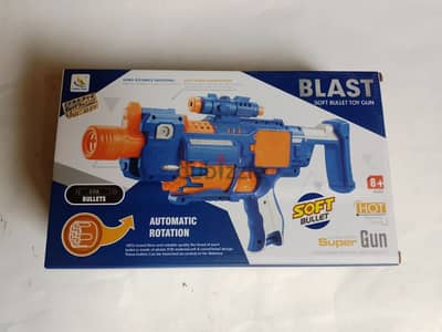 Battery operated soft bullet gun nerf
