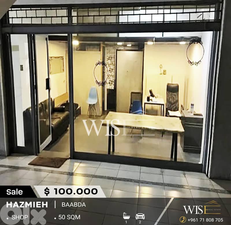 50 SQM shop for SALE in Hazmieh ! 0