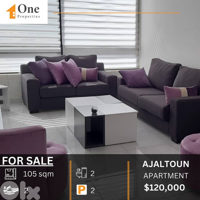 APARTMENT FOR SALE IN AJALTOUN 0