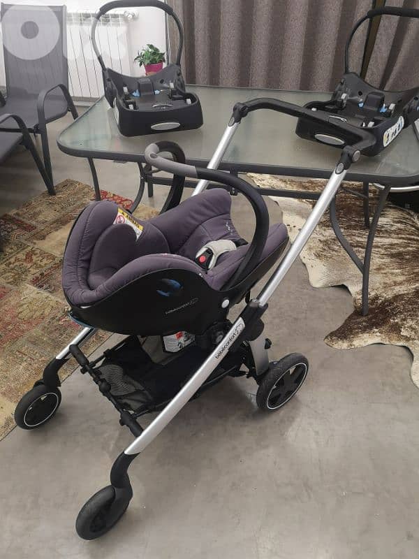Bebeconfort stroller, car seat and 2 bases 6