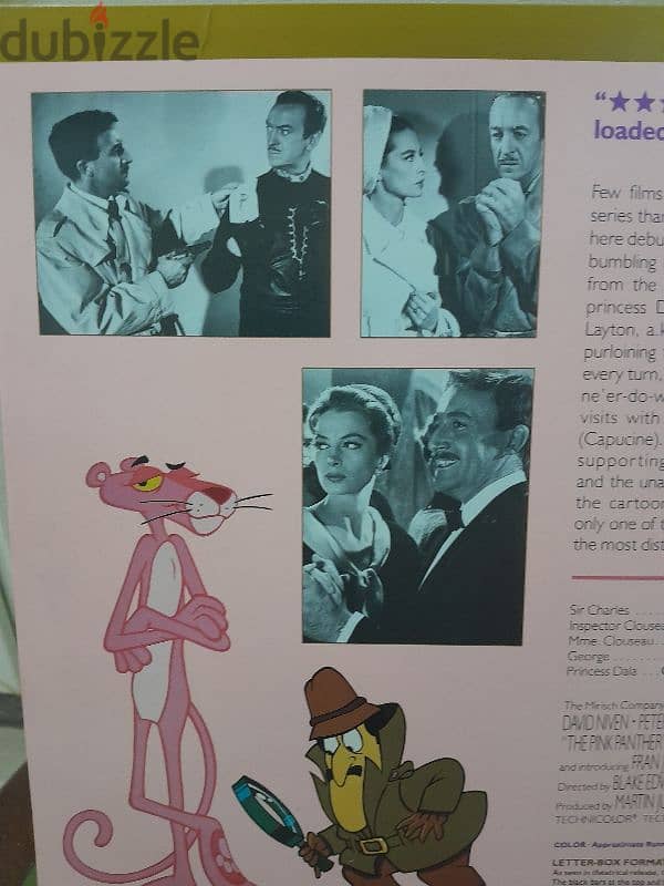 Vtg 1963 "THE PINK PANTHER" Peter SELLERS David NIVEN Comedy LaserDisc 1