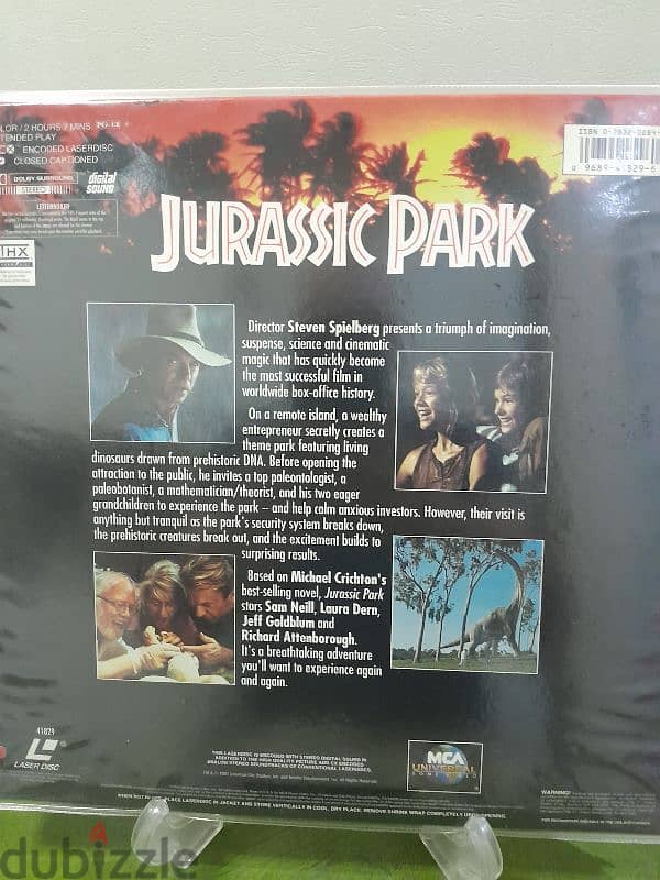 Jurassic Park Letterboxed Edition Laserdisc 1