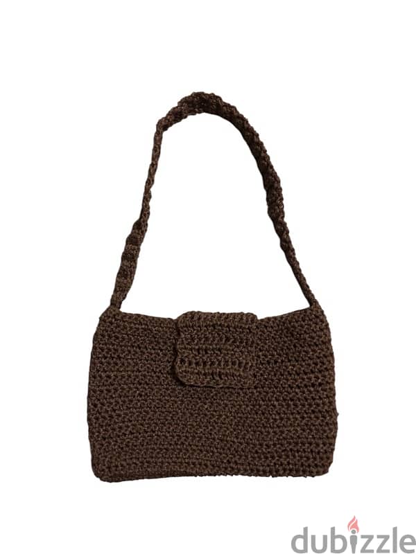 crocheted shoulder bag 1