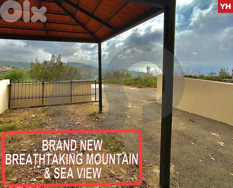 Breathtaking mountain & sea view IN NAHR IBRAHIM ! REF#YH120129 ! 0