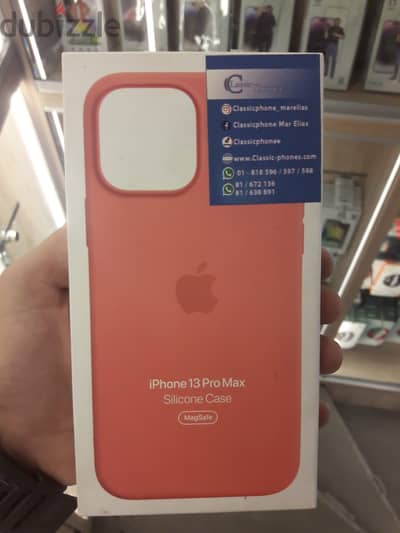 Iphone 13 pro max Silicone case MagSafe 15$