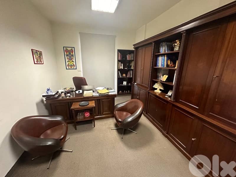 70m 3Rooms furnished office Adlieh Mathaf Beirut 0