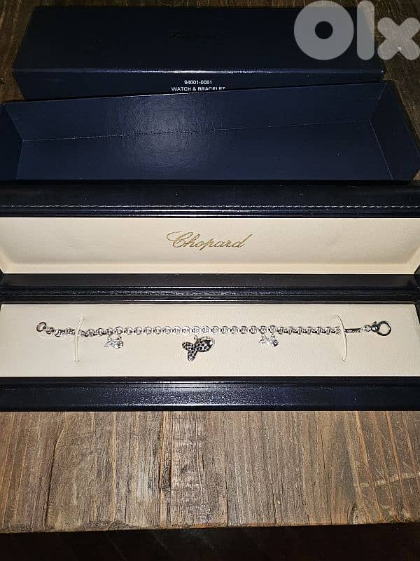 CHOPARD 18K HAPPY FISH CHARM BRACELET 4000$ 1