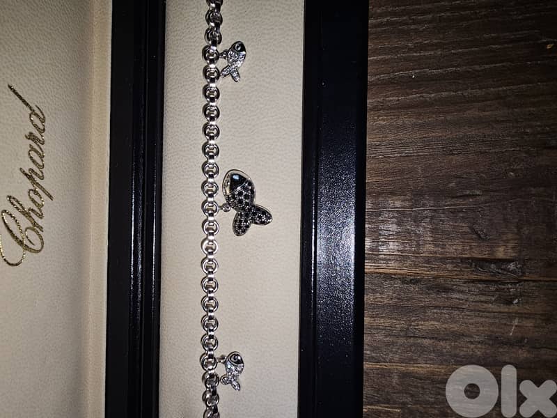 CHOPARD 18K HAPPY FISH CHARM BRACELET 4000$ 2