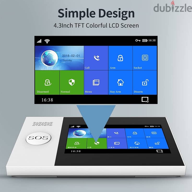 Alarm System for home and office GSM / WiFi 2