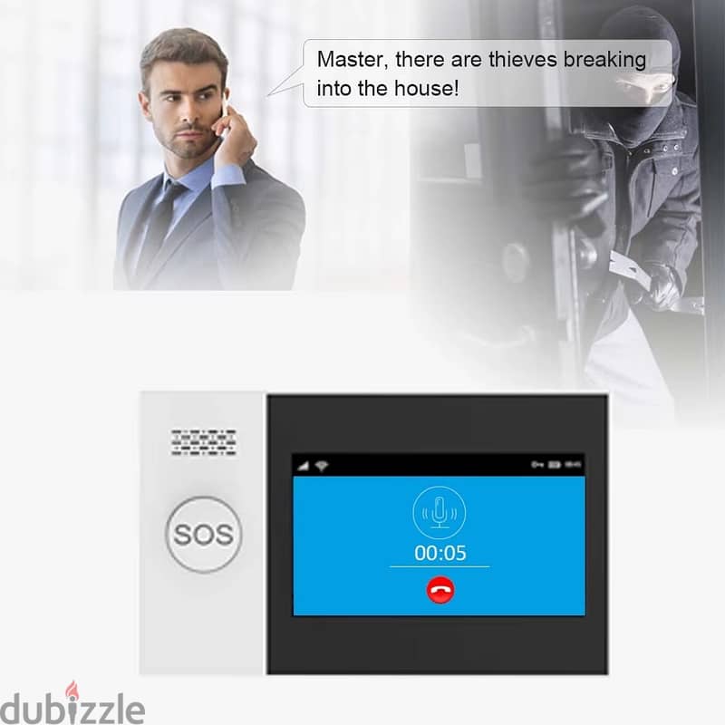Alarm System for home and office GSM / WiFi 5