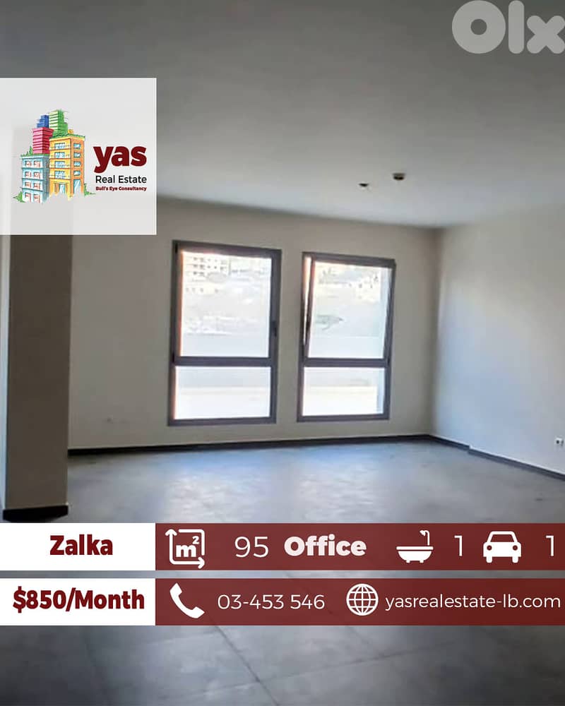 Zalka 95m2 | Brand New Office | Rent | Prime Location | ABA 0